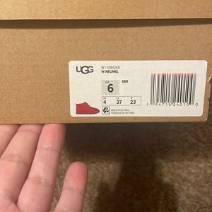 Red uggs brand new